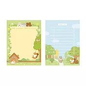 DAISOKR 韓國 Quokka 短尾矮袋鼠 便條紙 144入 MEMO A+B