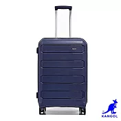 KANGOL - 英國袋鼠28吋輕量耐磨可加大PP行李箱 - 多色可選 藏青色