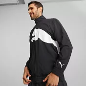 PUMA 訓練系列大跳豹 男風衣外套-黑-52242401 M 黑色