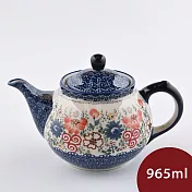 波蘭陶 瑰麗逸采系列 茶壺 965ml 波蘭手工製