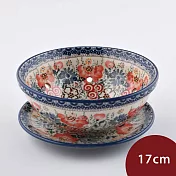 波蘭陶 瑰麗逸采系列 瀝水籃 17cm 波蘭手工製