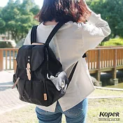 【KOPER】輕甜焦糖-經典Lovely後背包 MIT台灣製造 時尚黑