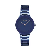 OBAKU 北歐極簡風淑女時尚腕錶-藍