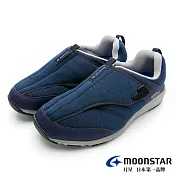 MOONSTAR 舒足5E寬楦休閒男鞋 JP25.5 藍