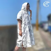 ADISI 成人輕量毛巾斗篷 AL2313127 / 城市綠洲(浴巾 披巾 水上活動 立式划槳 SUP 衝浪 浮潛) 樹葉