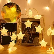 【iSFun】療癒小星星＊DIY滿天星浪漫佈置掛串燈/3米暖黃色