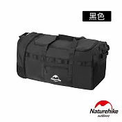 Naturehike XS03可折疊滾輪行李袋88L LX003 黑色