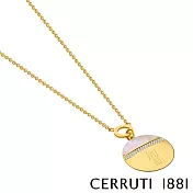 【Cerruti 1881】限量2折 義大利經典FRAGANCIA項鍊 全新專櫃展示品(CN0204 金色)