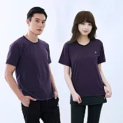 【遊遍天下】MIT中性款仿綿吸排抗UV機能圓領衫(GS2007) XL 深紫