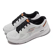 Skechers 慢跑鞋 Go Run Elevate 男鞋 灰 黑 橘 輕量 緩衝 回彈 運動鞋 220330WTBK