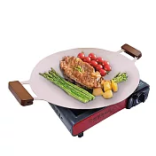 《烤肉組》【西華】38cm 韓式鑄造不沾烤盤+卡式爐BSW-NS038 K080