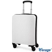【Verage 維麗傑】 19吋鑽石風潮系列登機箱/行李箱(白) 19吋 白色