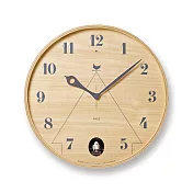 Lemnos Pace 布穀鳥報時鐘 原木色 大