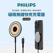 【Philips 飛利浦】磁吸無線快充充電器2M MagSafe/雙系統適用(DLK3538Q)