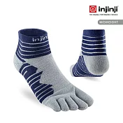 【injinji】Ultra Run終極系列五趾短襪 (鈷藍) S 鈷藍