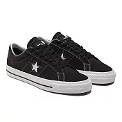 CONVERSE ONE STAR PRO OX 低筒 休閒鞋 男鞋 女鞋 黑色-171327C US3 黑色