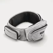 美國Tushbaby精品腰凳包 銀灰摩登