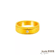 J’code真愛密碼金飾 命中註定黃金男戒指