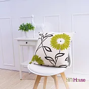 IN-HOUSE-簡約系列抱枕-菊花綠(50x50cm)/1入
