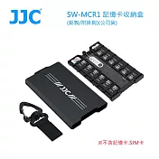 JJC SW-MCR1 記憶卡收納盒(鋁製/附掛鈎)-公司貨