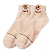 【ONEDER 旺達棉品】Disney造型低筒襪 迪士尼踝上襪 小熊維尼 奇奇蒂蒂 熊抱哥 台灣製棉襪 女襪- 蒂蒂 CD-A327