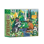 eeBoo 拼圖 - 36片迷你拼圖- 森林系列-森林動物 Woodland Mini Puzzle (36)