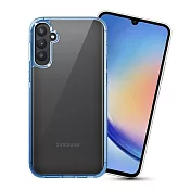 VOORCA for Samsung Galaxy A34 5G 防護防指紋軍規保護殼 藍色