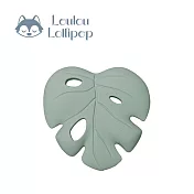 Loulou Lollipop 可愛造型矽膠固齒器 -  綠色龜背芋
