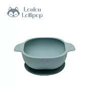 Loulou Lollipop 可愛動物矽膠吸盤碗 -  天空藍