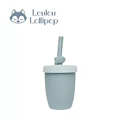 Loulou Lollipop 動物造型 兒童矽膠吸管杯 -  快樂小象