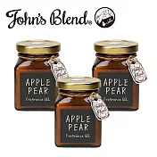 【3入組】日本John’s Blend芳香膏棕瓶-蘋果梨135g