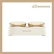 貓狗購 波浪餵食雙碗