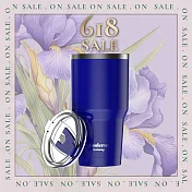 【德國Buderus】陶瓷不鏽鋼冰霸杯 900ml-繽紛多色任選 品味藍調