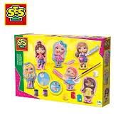 荷蘭SES DIY創意石膏彩繪-女孩們-01293