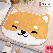JIAGO 加厚絨毛防滑地墊-2入組