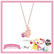 STORY 故事銀飾-Small Gift for U系列-My Melody 美樂蒂禮物純銀項鍊 正常16吋