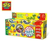 荷蘭SES 經典創意黏土模具組合8色x90gr-00498