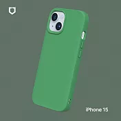 犀牛盾 iPhone 15 (6.1吋) SolidSuit 防摔背蓋手機保護殼- 鸚鵡綠