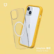 犀牛盾 iPhone 15 Plus (6.7吋) Mod NX(MagSafe兼容) 邊框背蓋兩用手機保護殼 - 黃