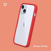 犀牛盾 iPhone 15 Plus (6.7吋) CrashGuard 防摔邊框手機保護殼 - 紅