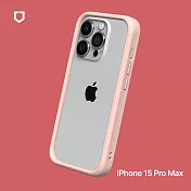 犀牛盾 iPhone 15 Pro Max (6.7吋) CrashGuard 防摔邊框手機保護殼 - 櫻花粉