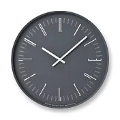 Lemnos Draw Flat 時鐘 黑