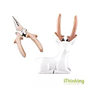 iThinking Dear Deer Pliers 坐臥款尖嘴鉗 亮白色