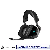 CORSAIR 海盜船 VOID RGB ELITE Wireless 無線電競耳機麥克風 黑色