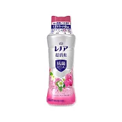 日本P&G Lenor蘭諾-煮沸般超消臭汗味衣物除臭芳香顆粒香香豆490ml/瓶(香氛柔軟精,洗衣槽防霉,室內晾曬防臭劑,滾筒直立洗衣機適用) 清新花香(紅色)