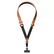 【bitplay】Leather Strap 皮革多工背帶(含掛繩通用墊片) -焦糖棕