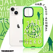 YOUNGKIT原創潮流 iPhone 14/13 6.1吋 共用 爵士系列 律動色彩防摔手機殼 吉他英雄
