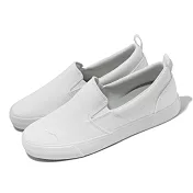 Puma 休閒鞋 Bari Slip On Comfort 女鞋 白 全白 帆布 懶人鞋 38462901