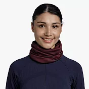 【BUFF西班牙】舒適素面 125 gsm美麗諾羊毛頭巾- 深紅石榴