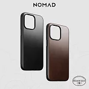美國NOMAD 精選Horween皮革保護殼-iPhone 15 Pro Max (6.7＂)黑